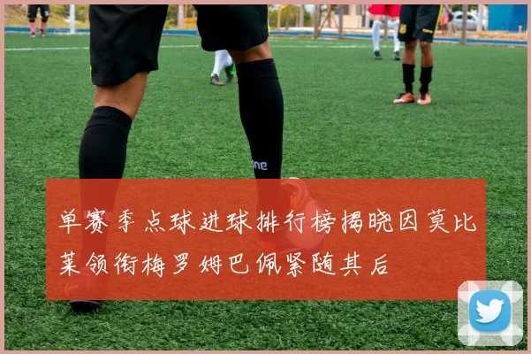 单赛季点球进球排行榜揭晓因莫比莱领衔梅罗姆巴佩紧随其后